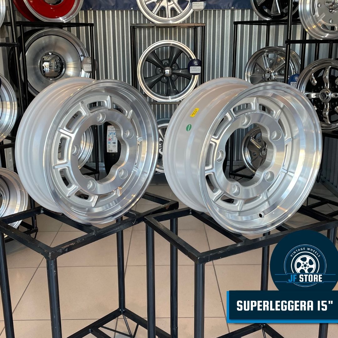 Set of Superleggera Wheels 15" Silver
