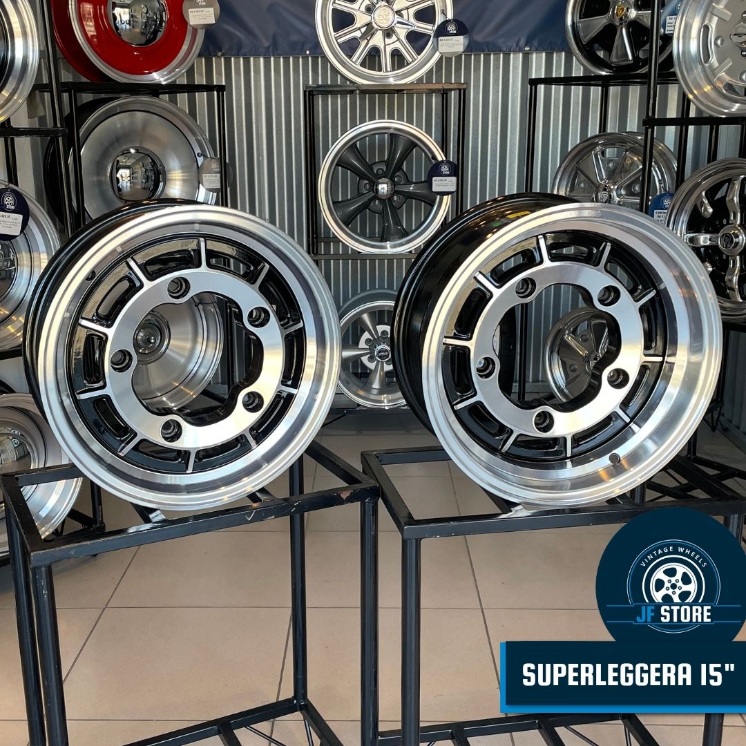 Set of Superleggera Wheels 15" Black