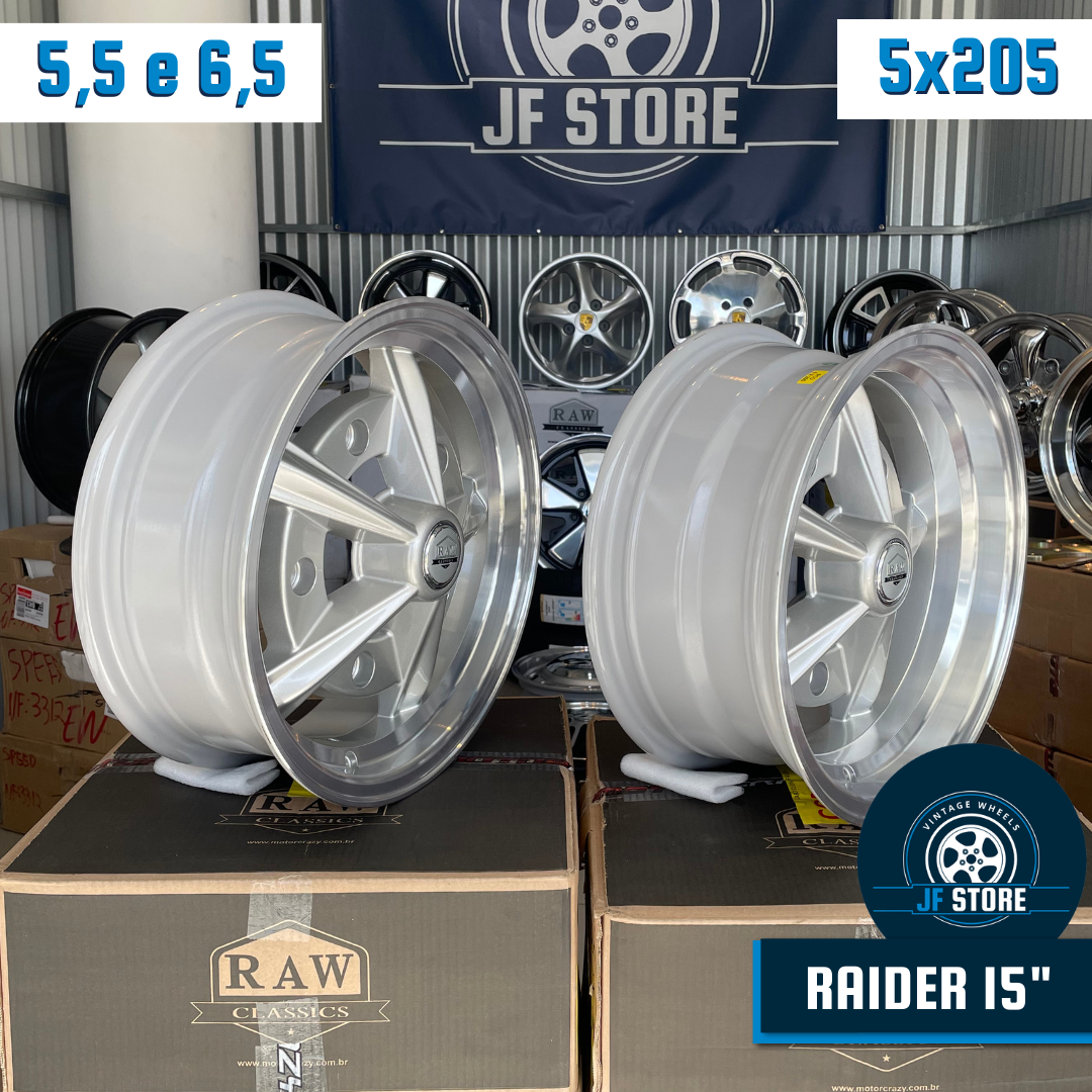 Set of Raider Wheels 15" Silver