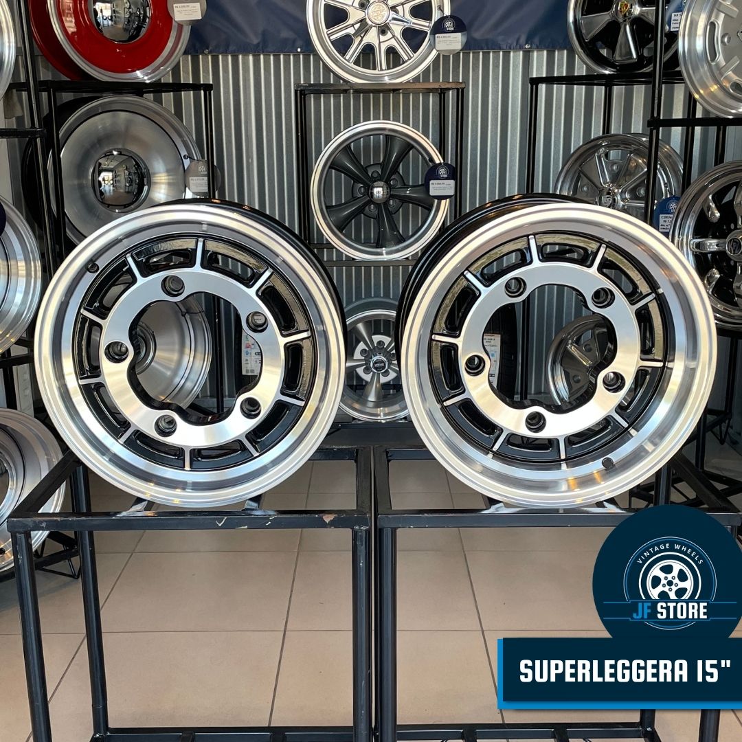 Set of Superleggera Wheels 15" Black