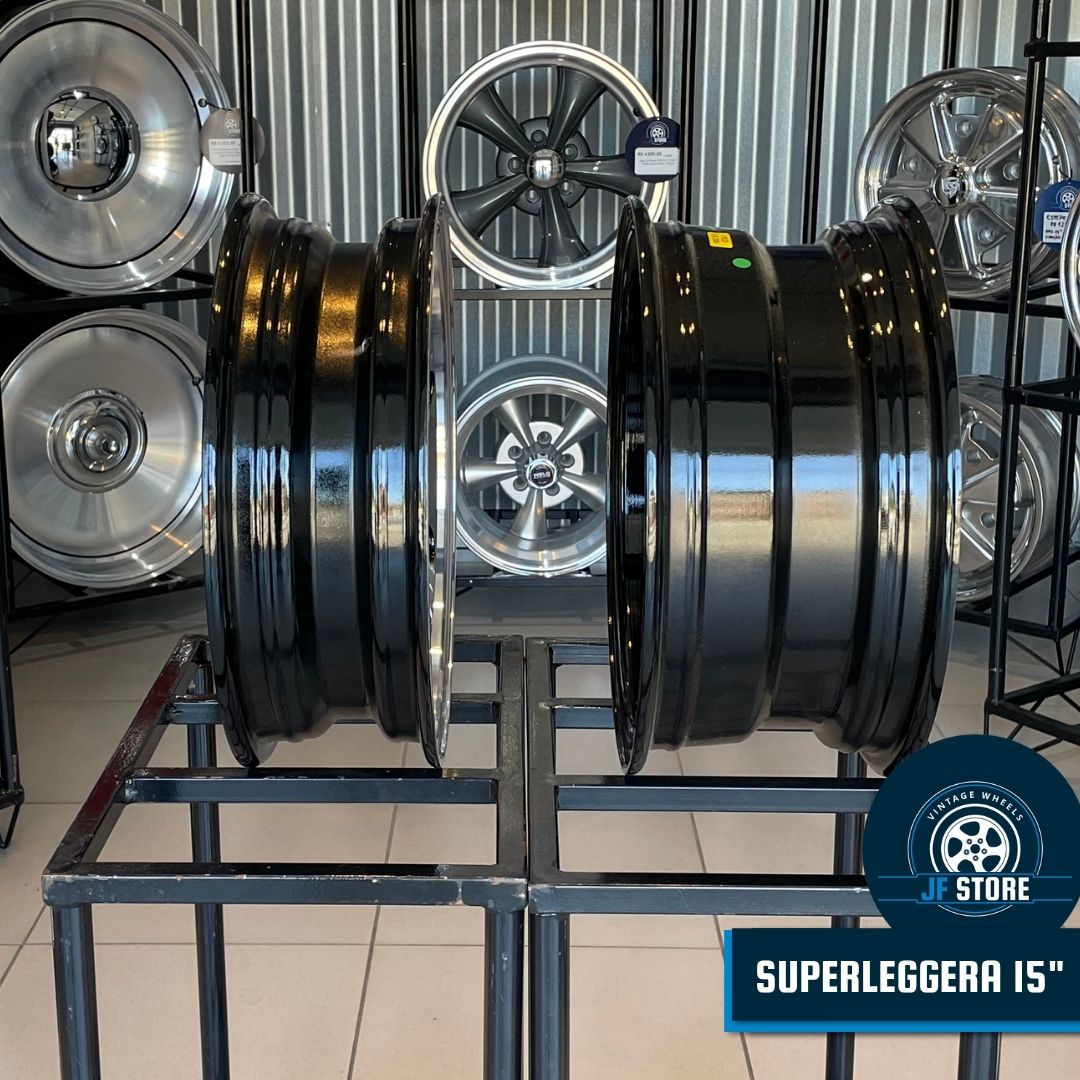 Set of Superleggera Wheels 15" Black