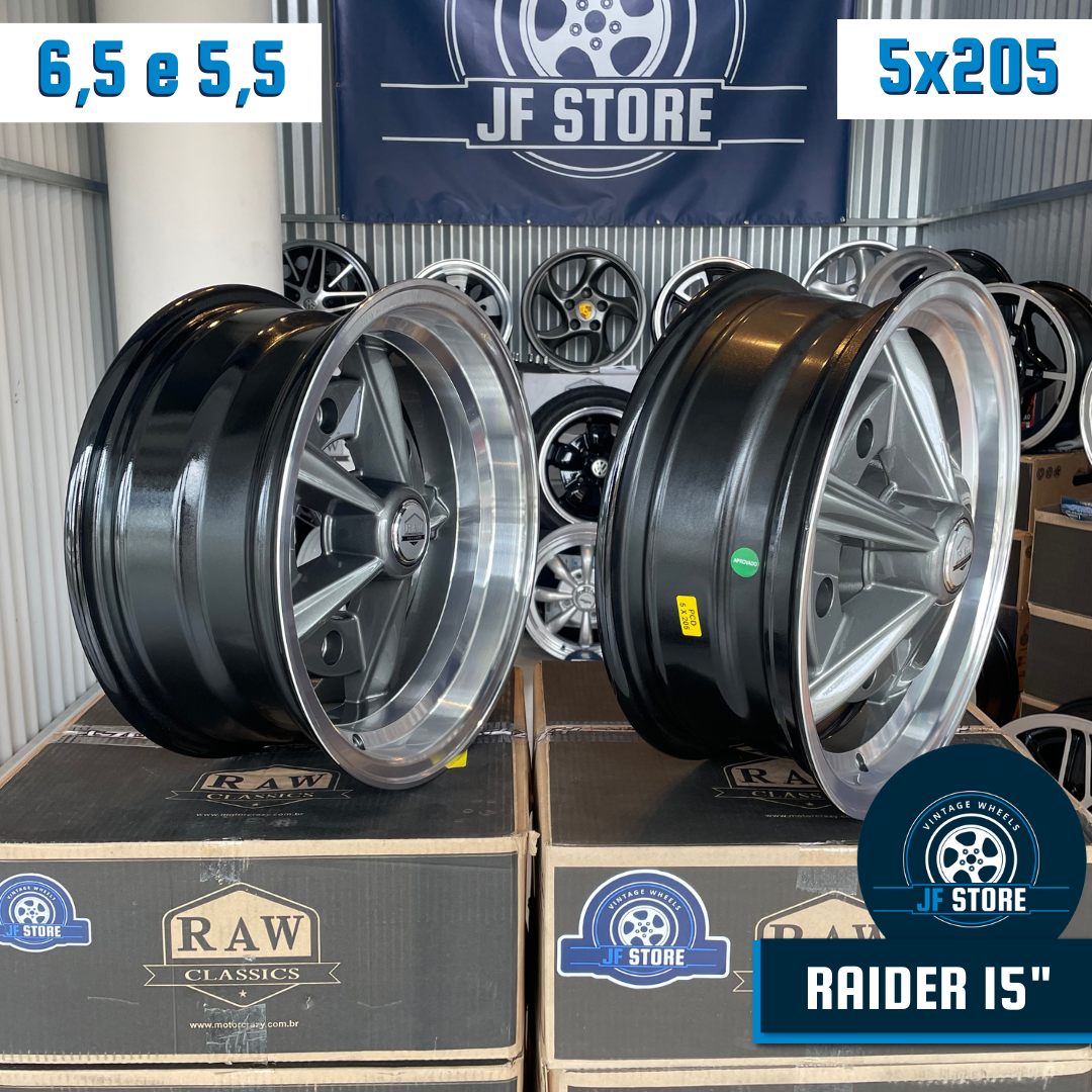 Set of Raider Wheels 15" Graphite