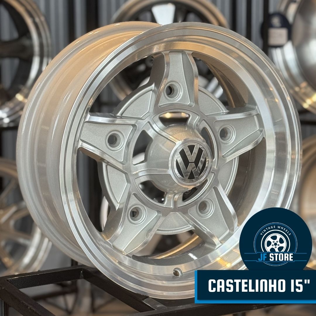 Set of Castelinho Wheels 15" Silver