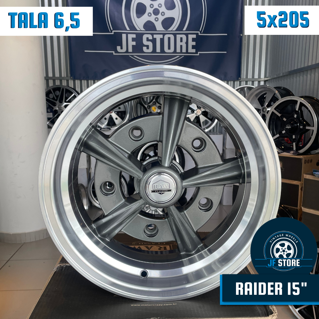 Set of Raider Wheels 15" Graphite