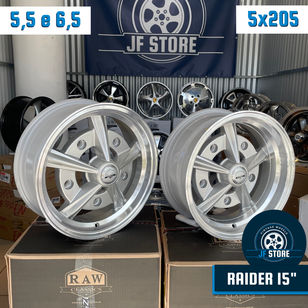 Set of Raider Wheels 15" Silver