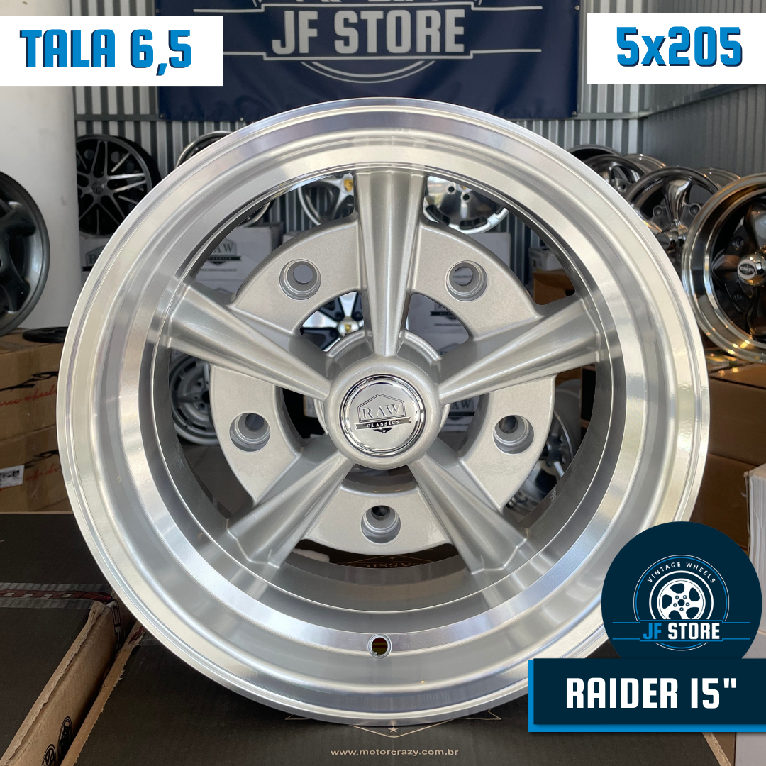 Set of Raider Wheels 15" Silver