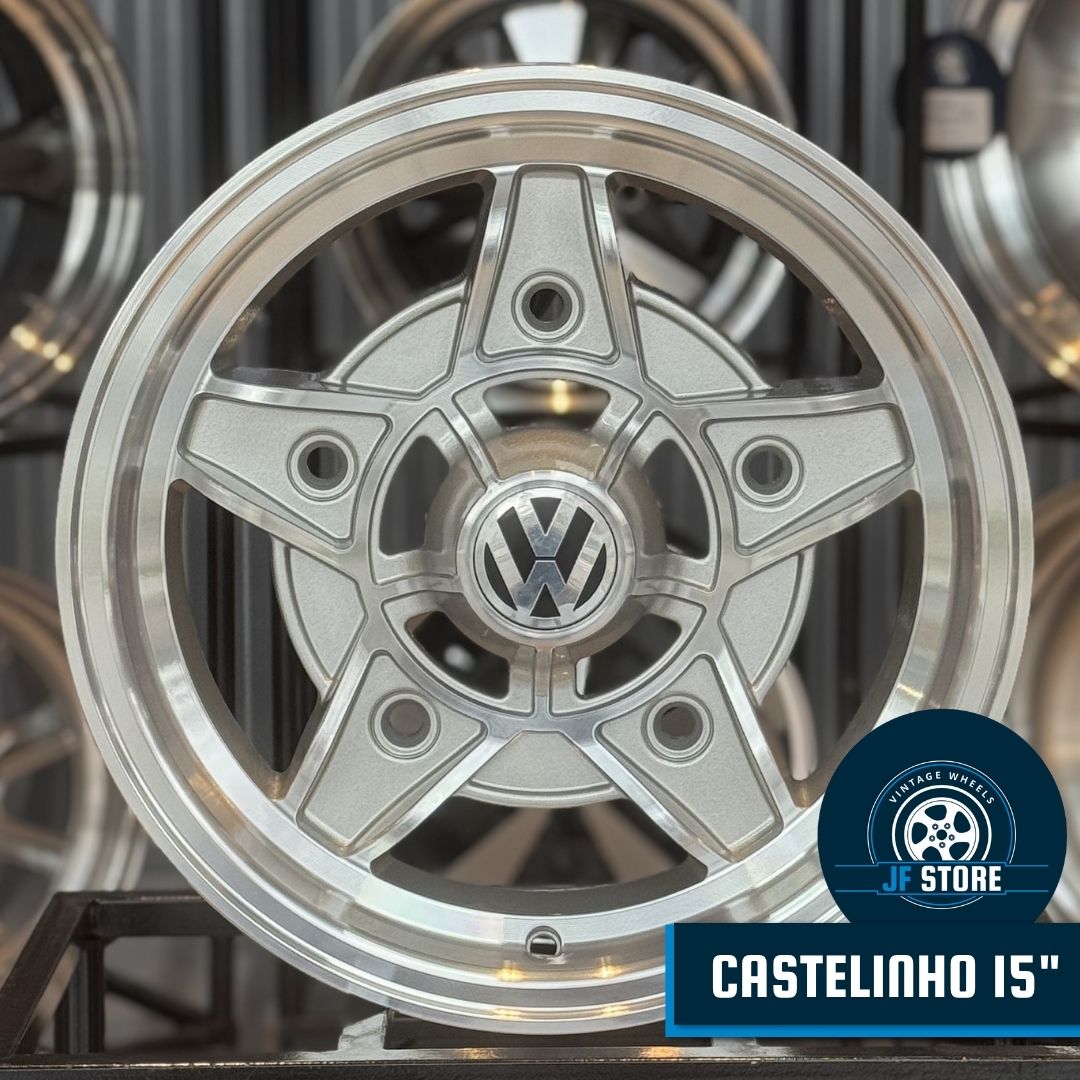 Set of Castelinho Wheels 15" Silver