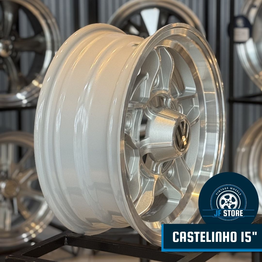 Set of Castelinho Wheels 15" Silver