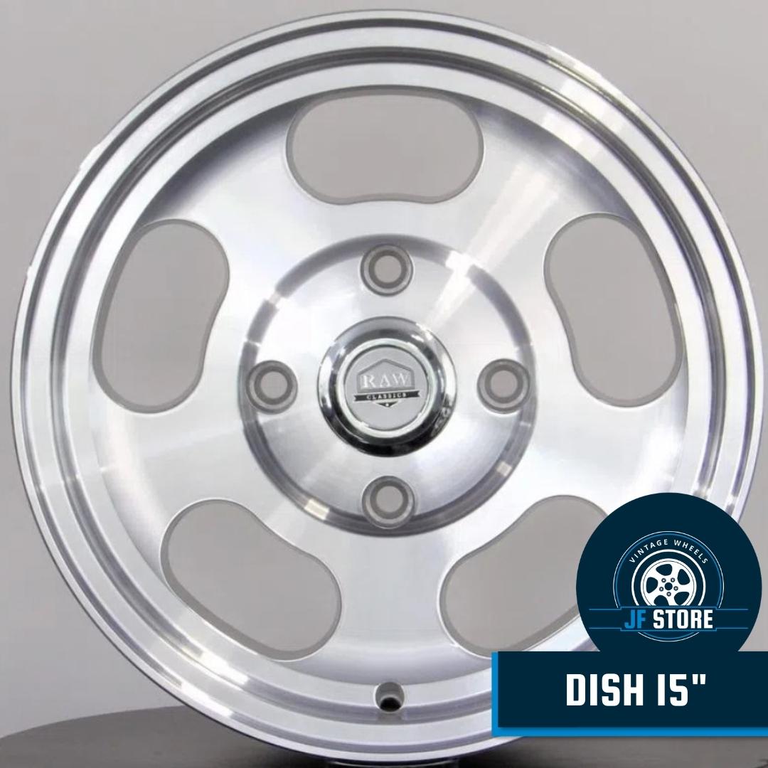 Set of Dish Wheels 15" 4x130