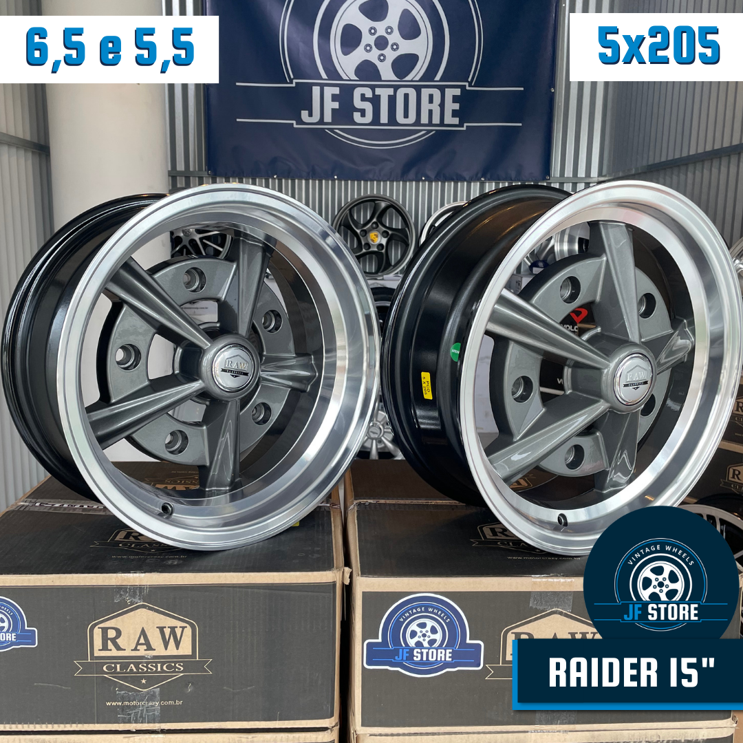 Set of Raider Wheels 15" Graphite