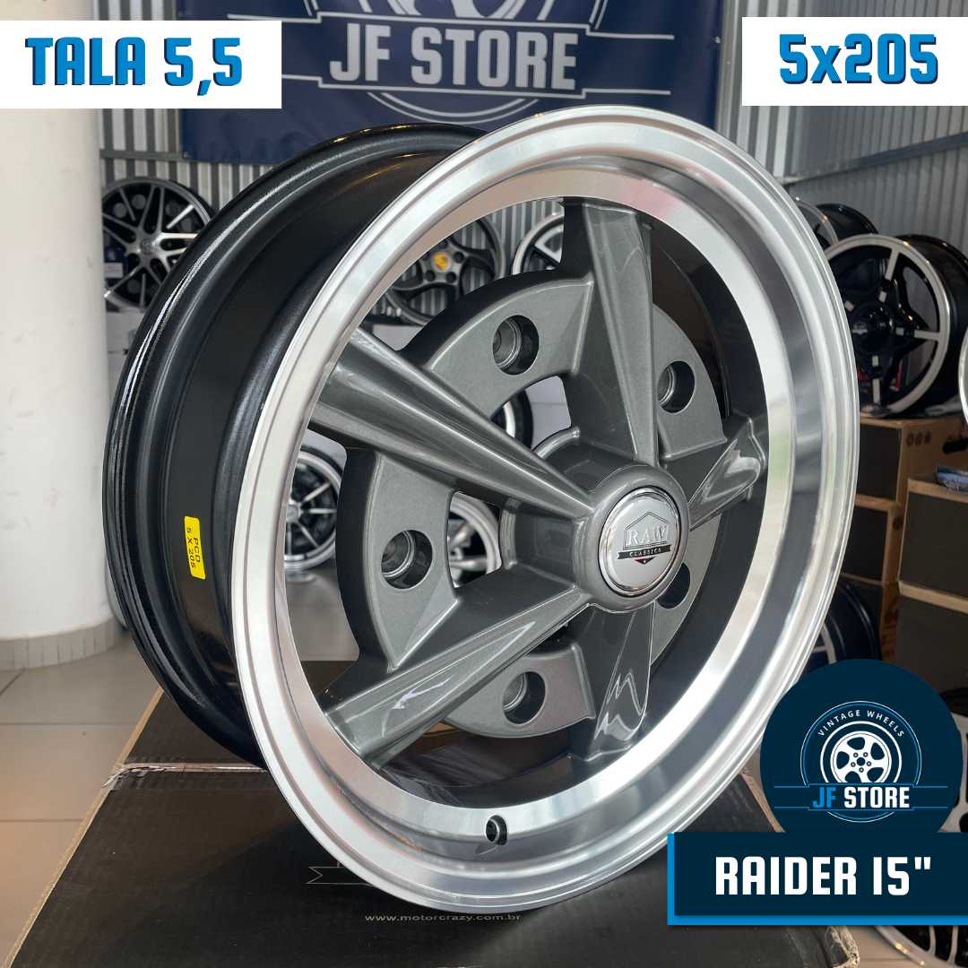 Set of Raider Wheels 15" Graphite