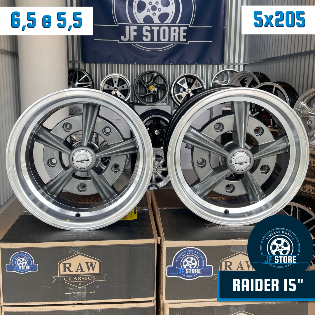 Set of Raider Wheels 15" Graphite