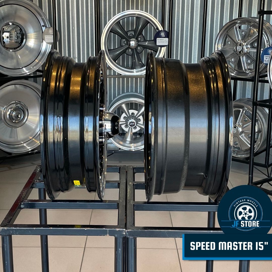 Set of Speed Master Wheels 15" Black
