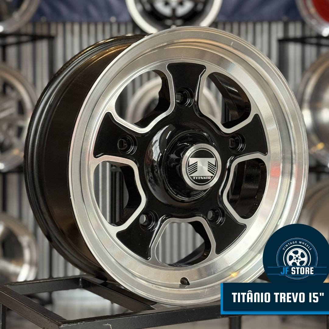 Set of Titânio Trevo Wheels 15"