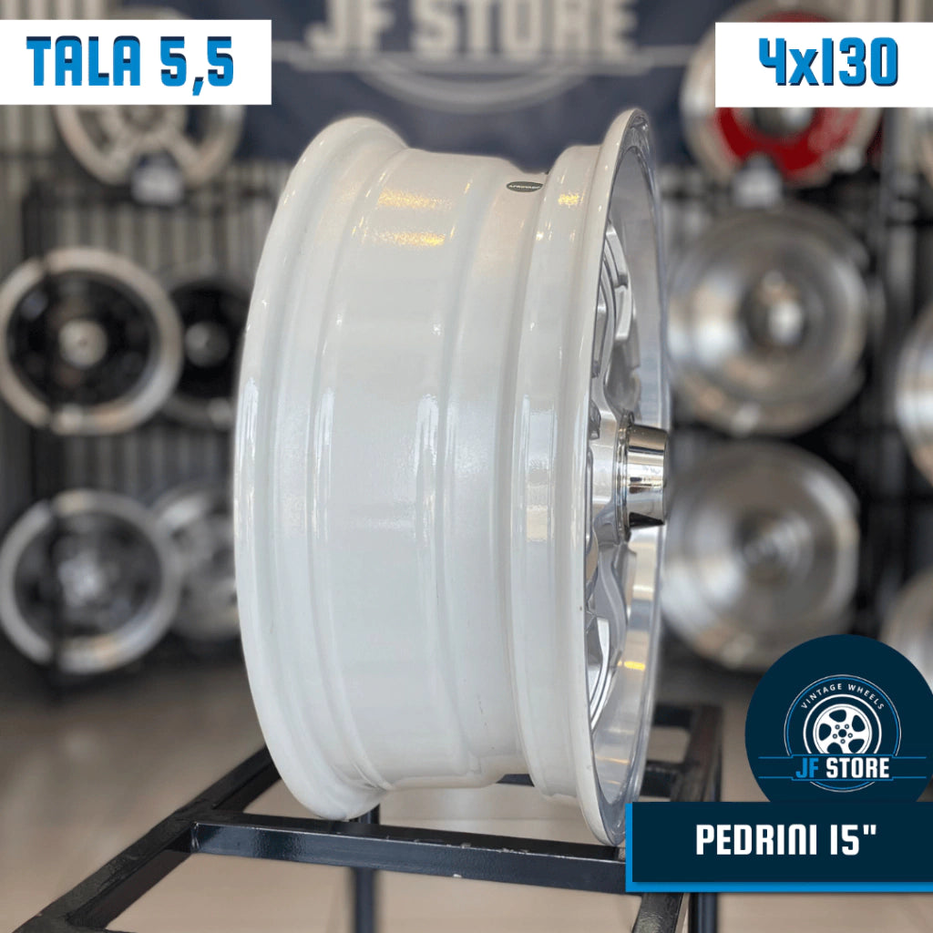 Set of Pedrini Wheels 15" Silver