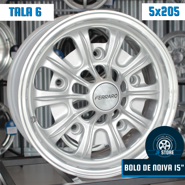 Set of Bolo de Noiva Wheels 15" 5x205