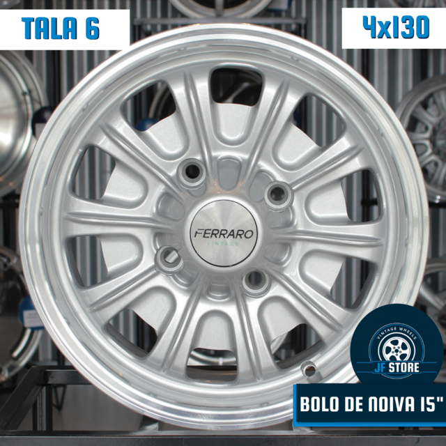 Set of Bolo de Noiva Wheels 15" 4x130