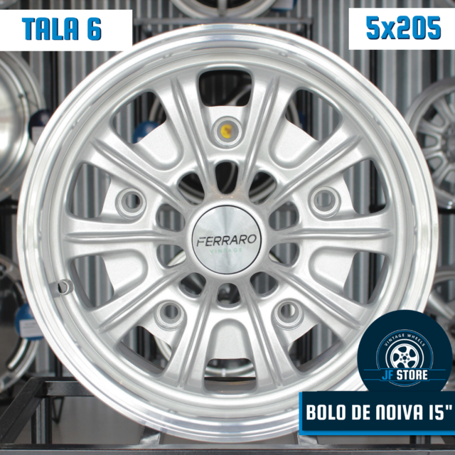 Set of Bolo de Noiva Wheels 15" 5x205