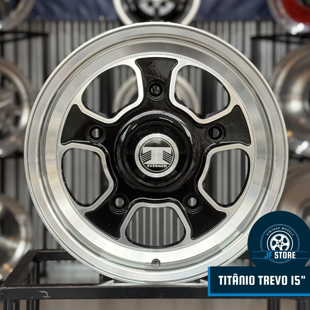Set of Titânio Trevo Wheels 15"