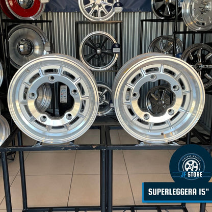 Set of Superleggera Wheels 15" Silver