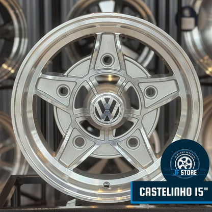 Set of Castelinho Wheels 15" Silver