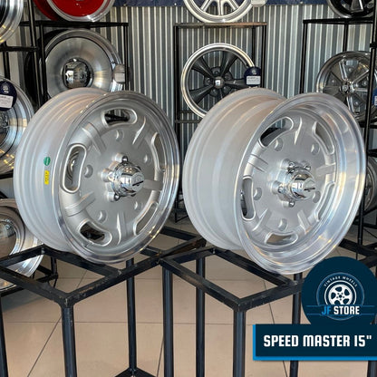 Set of Speed Master Wheels 15" Silver