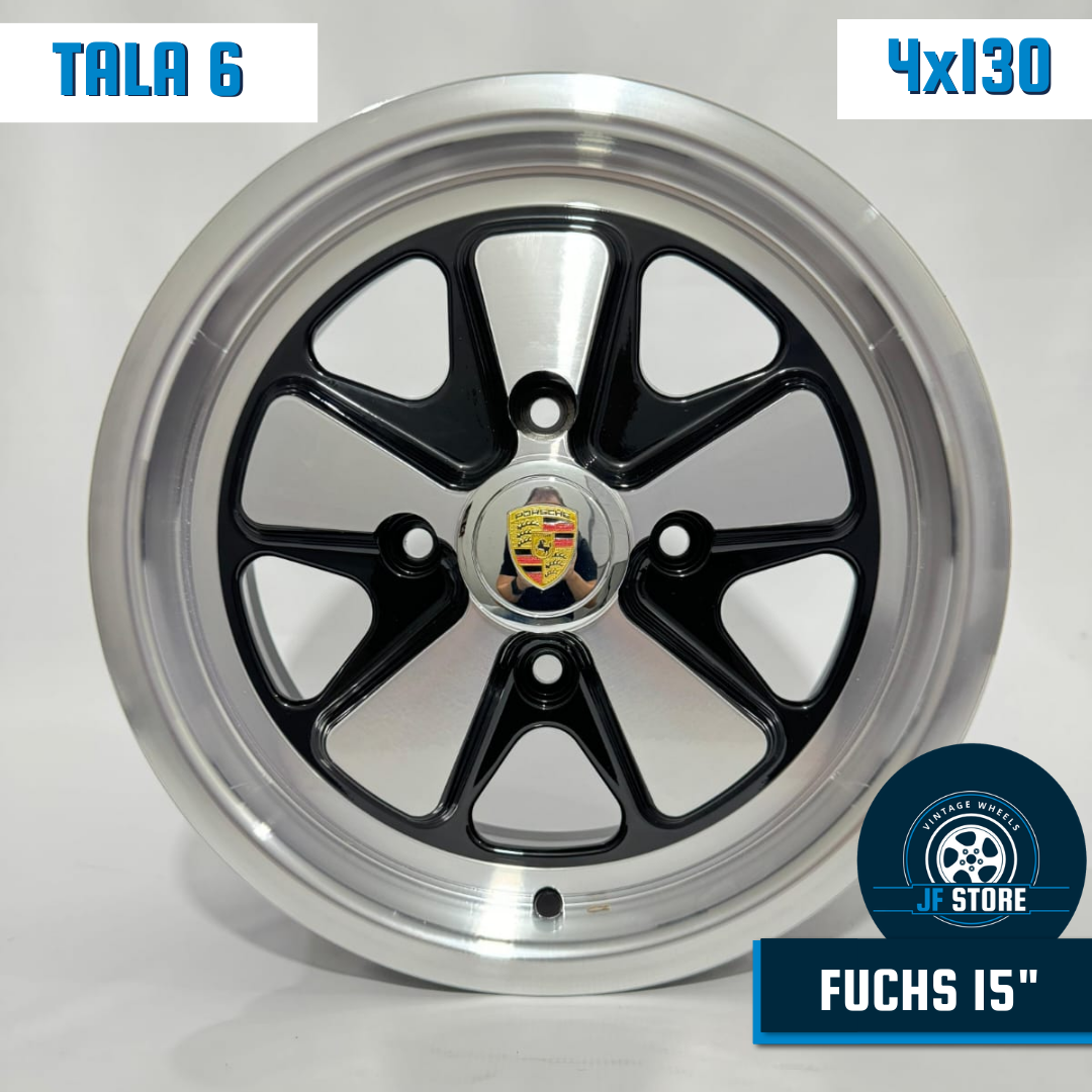 Set of Fuchs Wheels 15" 4x130