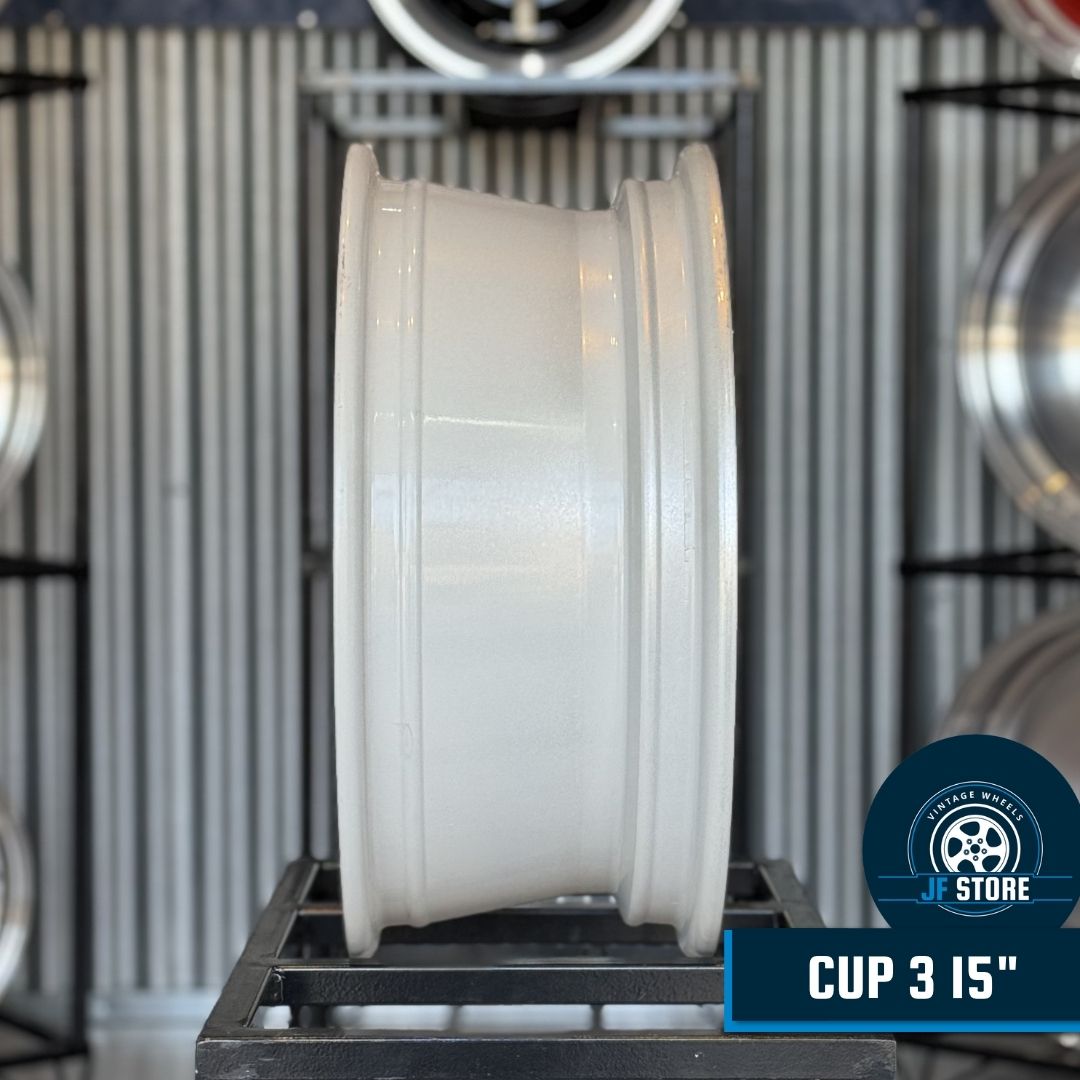 Set of Cup 3 Wheels 15" Silver