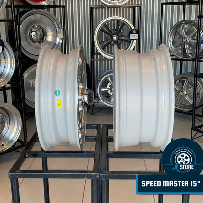 Set of Speed Master Wheels 15" Silver