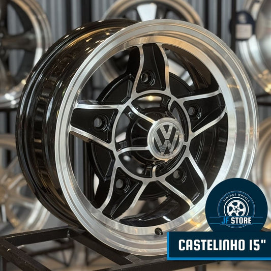 Set of Castelinho Wheels 15" Black