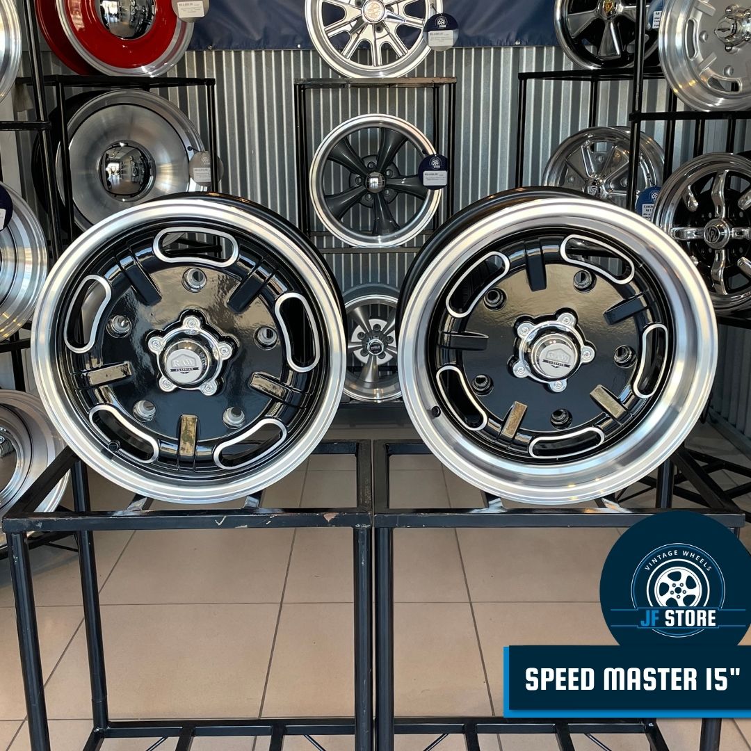 Set of Speed Master Wheels 15" Black