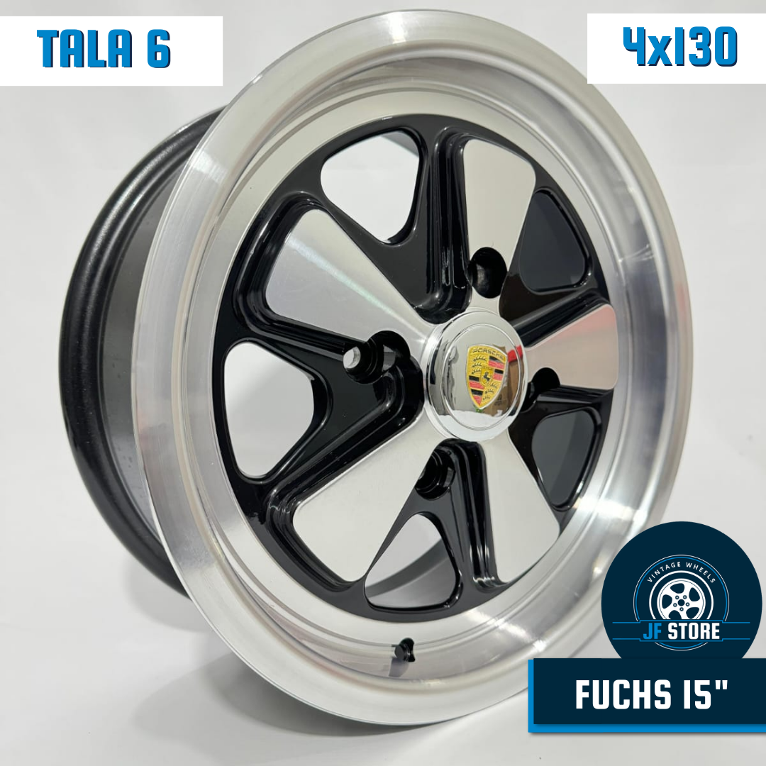 Set of Fuchs Wheels 15" 4x130