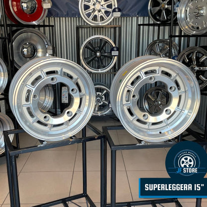Set of Superleggera Wheels 15" Silver