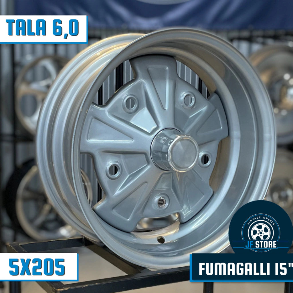 Set of Fumagalli Wheels 15" Silver