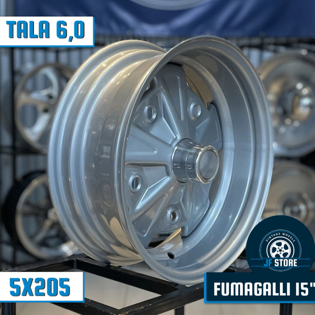 Set of Fumagalli Wheels 15" Silver