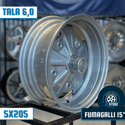 Set of Fumagalli Wheels 15" Silver