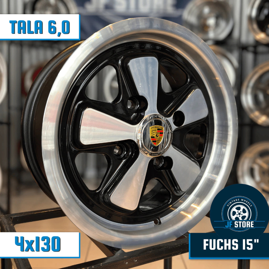 Set of Fuchs Wheels 15" 4x130