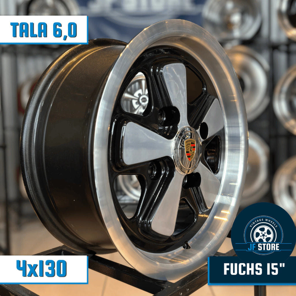 Set of Fuchs Wheels 15" 4x130