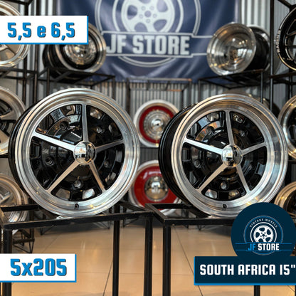 Set of Sprintstar South Africa Wheels 15" Black