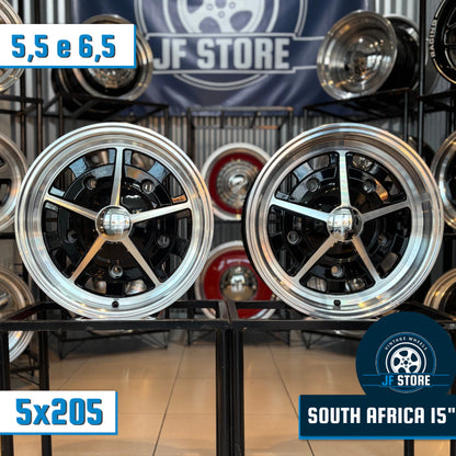 Set of Sprintstar South Africa Wheels 15" Black