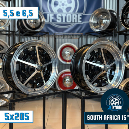 Set of Sprintstar South Africa Wheels 15" Black