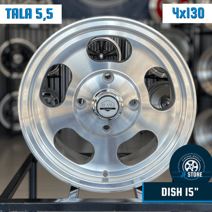 Set of Dish Wheels 15" 4x130