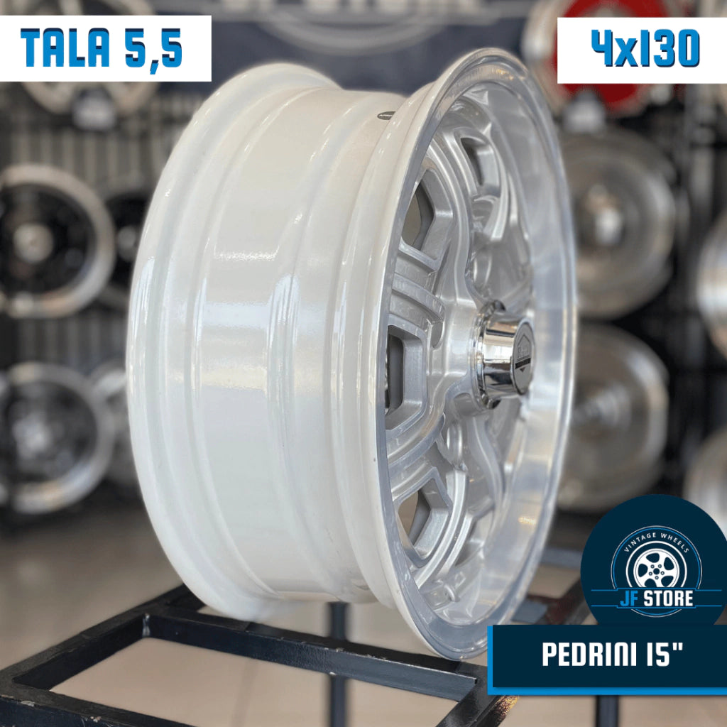 Set of Pedrini Wheels 15" Silver