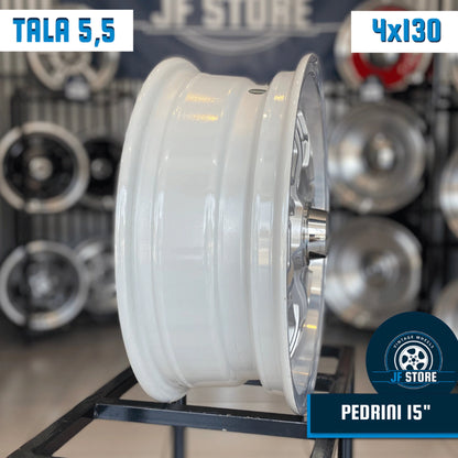 Set of Pedrini Wheels 15" Silver