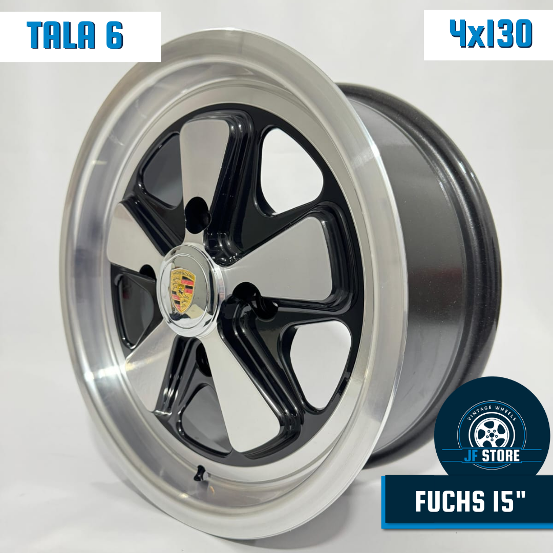 Set of Fuchs Wheels 15" 4x130