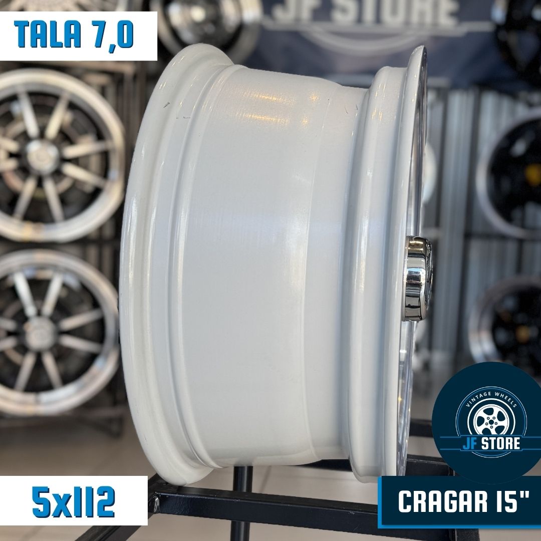 Set of KR Cragar Wheels 15" Silver