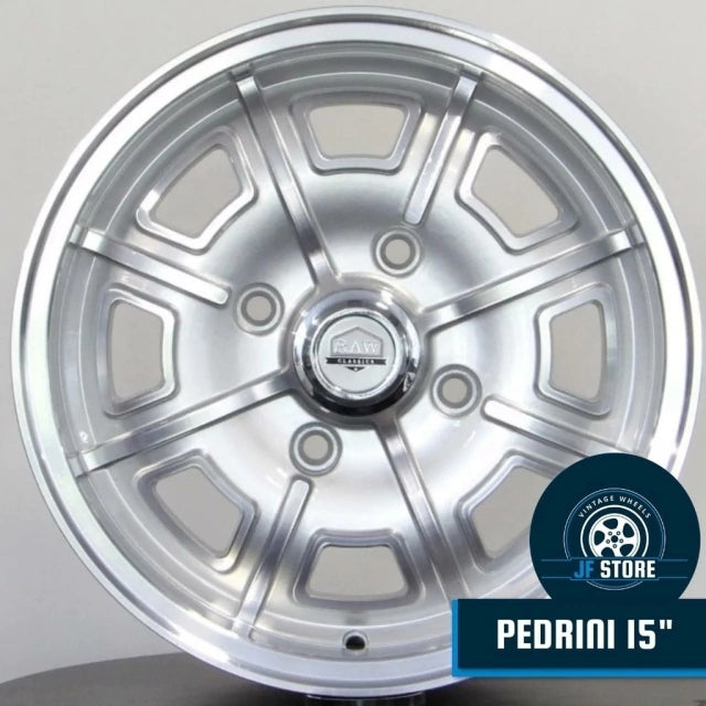 Set of Pedrini Wheels 15" Silver